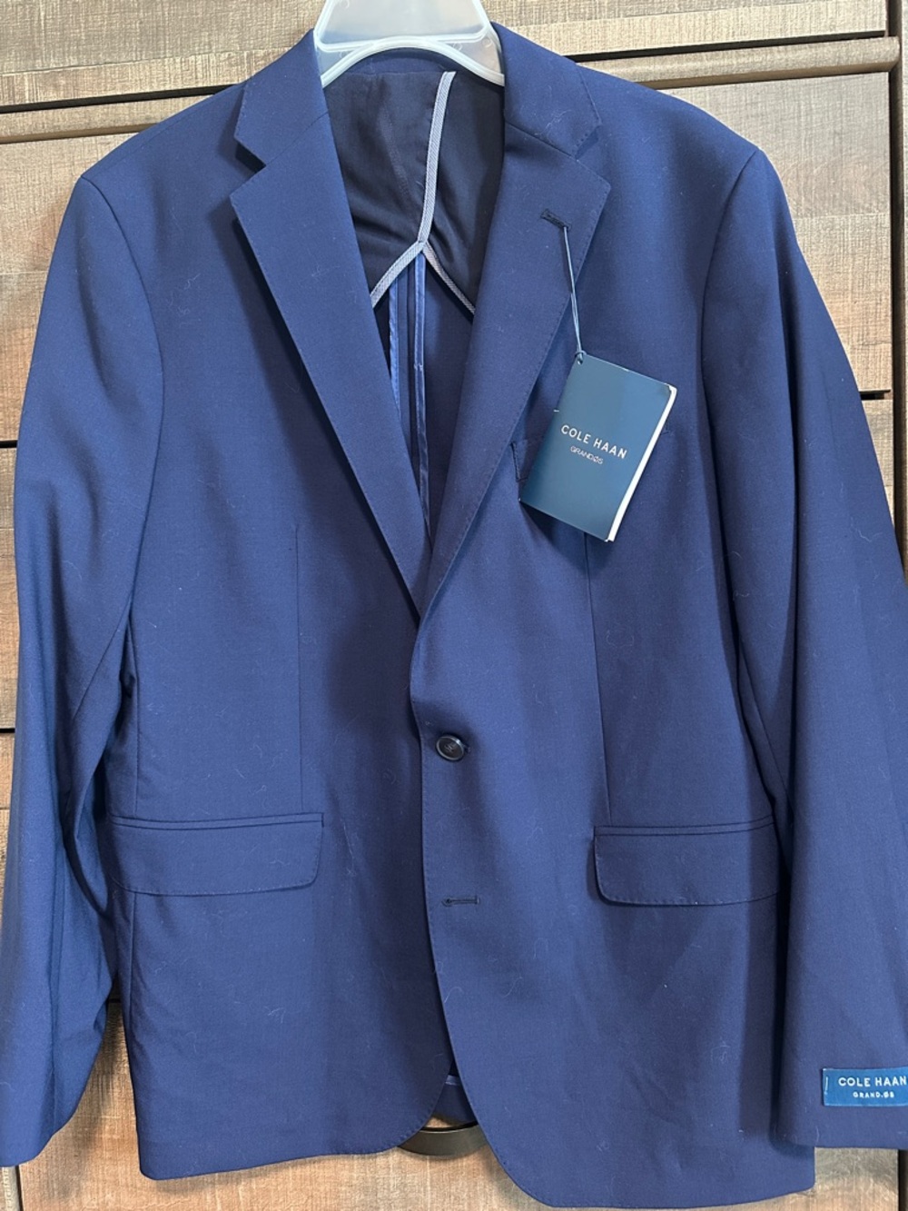 Cole Haan Navy Single-Button Men's Blazer